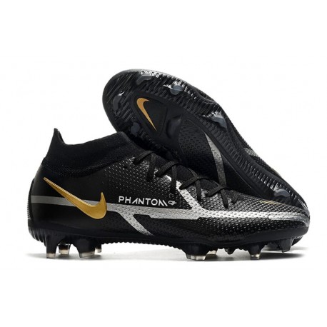 Nike Phantom Generative Texture Elite DF FG Shadow - Svart Grå Guld