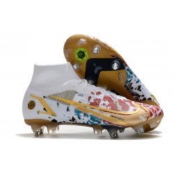 Nike Mercurial Superfly 8 Elite SG Pro Vit Röd Guld