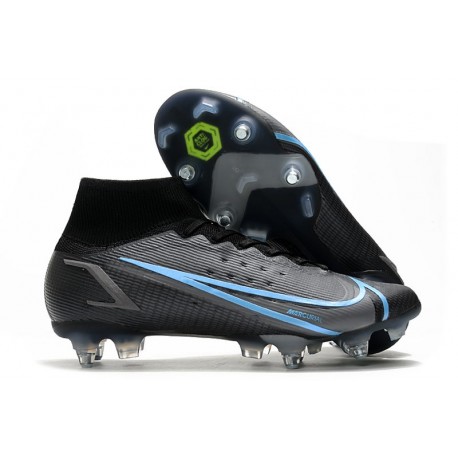 Nike Mercurial Superfly VIII Elite SG-Pro Renew - Svart Grå