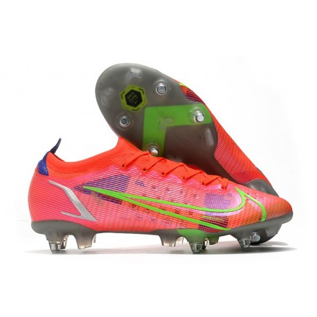 Nike Mercurial Vapor XIV Elite SG-Pro Spectrum - Röd Silver