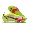 Nike Mercurial Vapor XIV Elite SG-Pro Volt Svart Bright Crimson