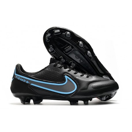 Nike Fotbollssko för gräs Tiempo Legend 9 Elite FG Renew - Svart Grå