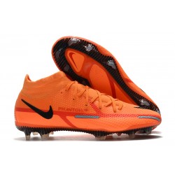 Fotbollssko för gräs Nike Phantom GT2 Dynamic Fit Elite FG Orange Svart