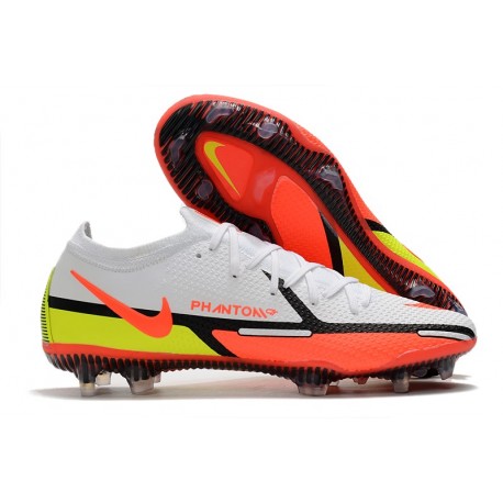 Nike Phantom GT II Elite FG Herr Motivation - Vit Röd Neon Svart