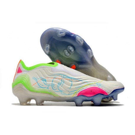 adidas Copa Sense+ FG Fotbollsskor Inner Life - Vit Gul Rosa LIMITED EDITION