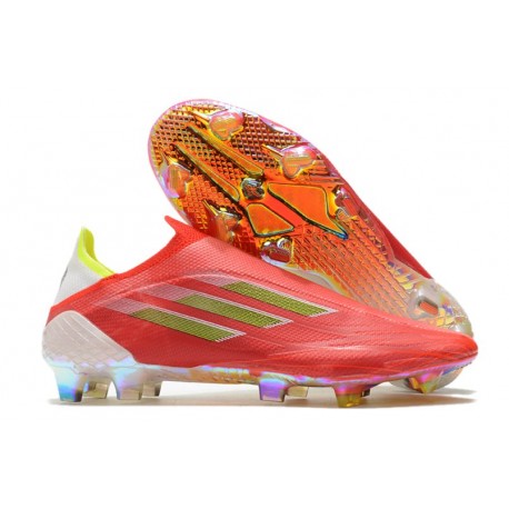Adidas X Speedflow+ FG Fotbollsskor Meteorite - Röd Svart Röd