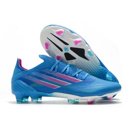 adidas X Speedflow.1 FG Herr Sapphire Edge - Blå Rosa Vit