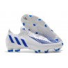 adidas Predator Edge.1 Low FG Herr Diamond Edge - Vit Blå