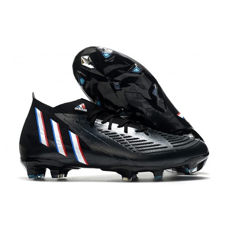 adidas Predator Edge+ FG fotbollsskor Edge of Darkness - Svart Vit Röd