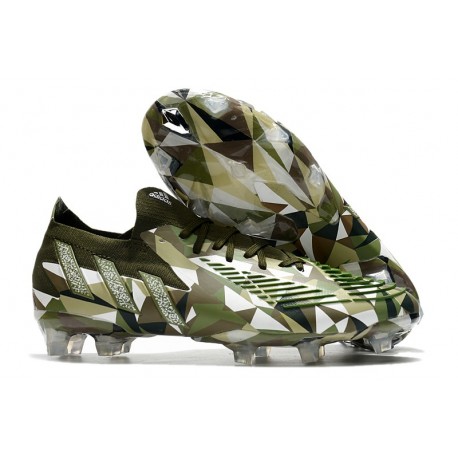 adidas Predator Edge.1 Low FG Herr Swarovski - Grön Silver