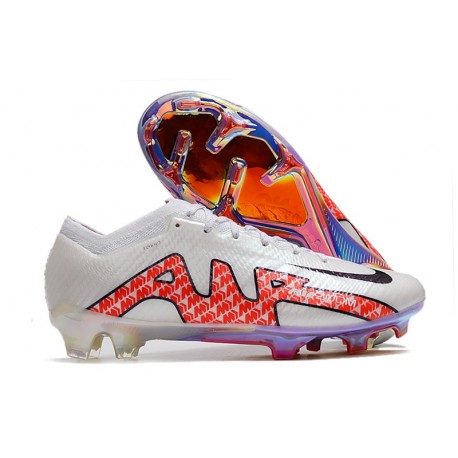 Nike Zoom Mercurial Vapor XV Elite Fg Vit Röd