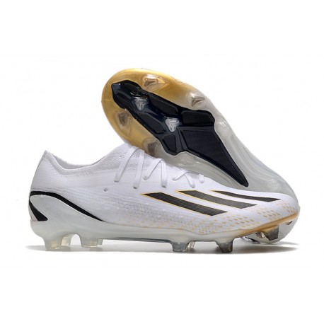adidas X Speedportal.1 FG Fotbollsskor Vit Guld Svart