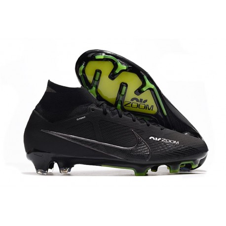 Nike Air Zoom Mercurial Superfly Elite IX FG Shadow Svart Grå Vit Neon