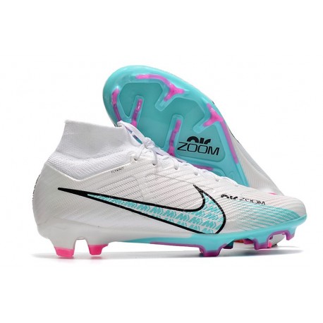 Fotbollsskor Nike Air Zoom Mercurial Superfly Elite IX FG Vit Blå