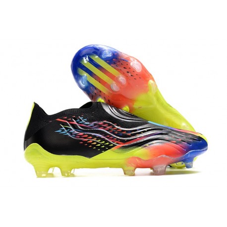 adidas Copa Sense+ FG Fotbollsskor Al Rihla - Svart Turkos Gul