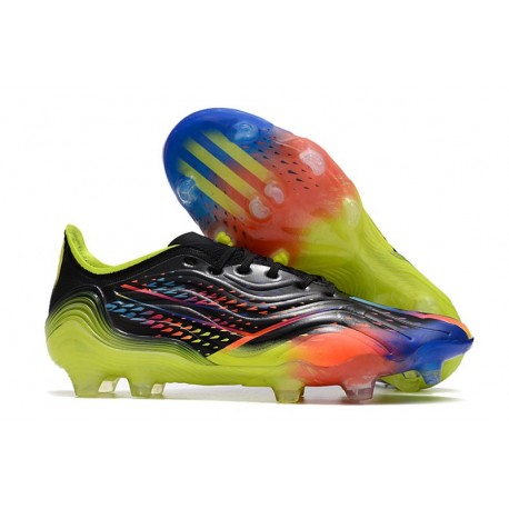 Fotbollsskor Herrar adidas Copa Sense.1 FG Al Rihla - Svart Turkos Gul
