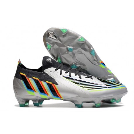 adidas Predator Edge.1 Low FG Herr Beyond Fast - Silver Svart Grön