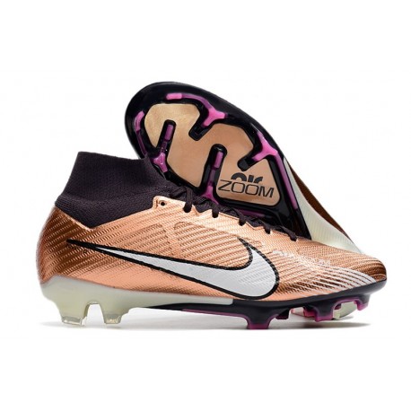 Fotbollsskor Nike Air Zoom Mercurial Superfly Elite IX FG Mbappé Brun