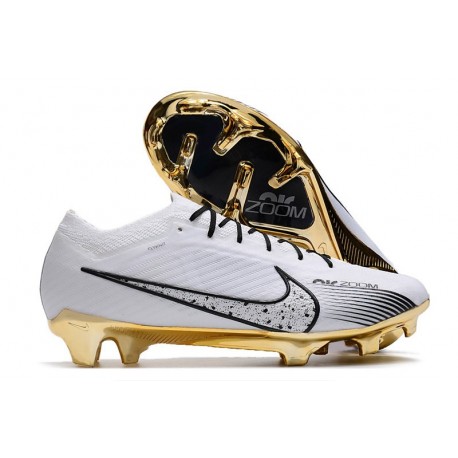 Nike Zoom Mercurial Vapor XV Elite Fg Vit Guld