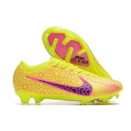 Nike Zoom Mercurial Vapor XV Elite Fg Gul Rosa