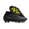 Nike Zoom Mercurial Superfly IX Elite AG Shadow - Svart Grå Vit Neon