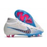 Nike Zoom Mercurial Superfly Elite 9 FG Vit Blå