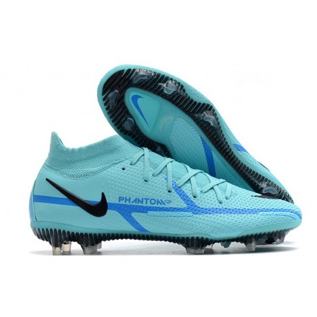 Fotbollssko för gräs Nike Phantom GT2 Dynamic Fit Elite FG Blå