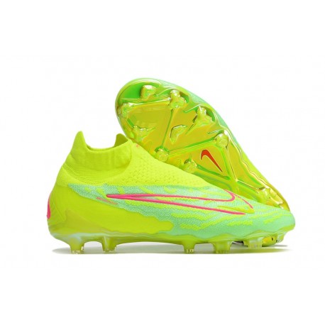Fotbollsskor för Män Nike Phantom GX Elite DF FG Luminous - Neon