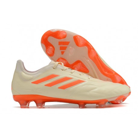adidas Copa Pure.1 FG Fotbollsskor för Män Vit Orange