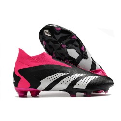 Fotbollsskor adidas Predator Accuracy + FG Svart Vit Rosa