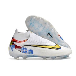 Nike Phantom GX Elite DF Link FG Vit Guld