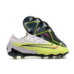 Nike Phantom GX Elite FG Herrar Luminous - Neon Gridiron Svart