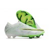 Nike Air Zoom Mercurial Vapor 15 Elite Fg Vit Grön