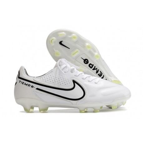 Nike Fotbollssko för gräs Tiempo Legend 9 Elite FG Vit Svart 