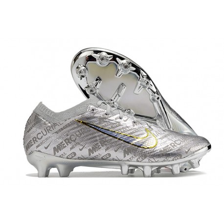 Nike Zoom Mercurial Vapor 15 Elite AG-Pro Silver Guld