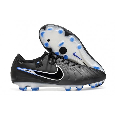 Fotbollsskor Nike Tiempo Legend 10 Elite FG Renew - Svart Grå
