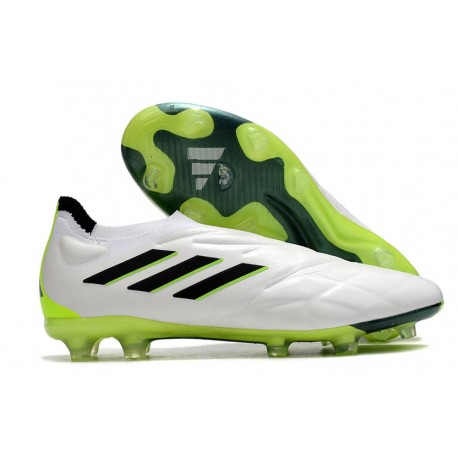 adidas Copa Pure+ FG Herr Crazyrush - Vit Svart Lucid Lemon