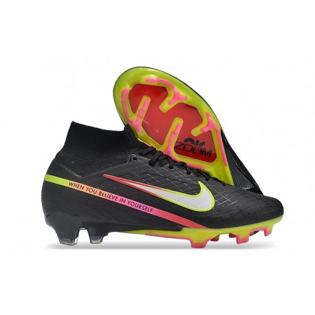 Nike Zoom MercNike Zoom Mercurial Superfly Elite 9 FG Svart Silverurial Superfly Elite 9 FG