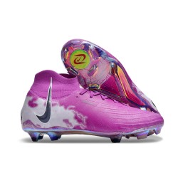 Nike Phantom Luna NU Elite FG Thunder - Fuchsia Dream Svart LIMITED EDITION