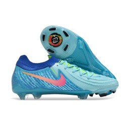 Nike Phantom GX Elite FG Herrar Blå Rosa
