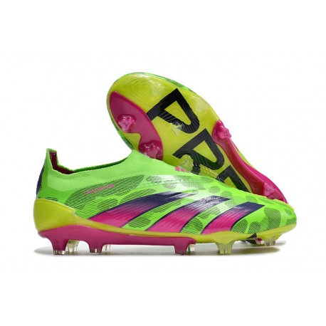 Fotbollsskor adidas Predator Elite LL FG Grön Rosa Lucid Lemon