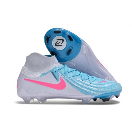Nike Phantom Luna II Elite FG Skor Blå Vit Rosa