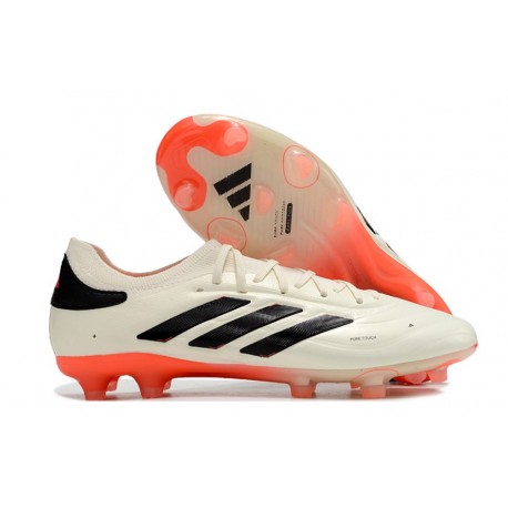 adidas Copa Pure ii Elite + FG Solar Energy - Vit Svart Röd