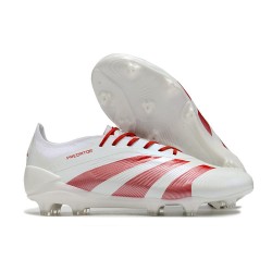 adidas Predator 24 Elite FG Skor Vit Röd