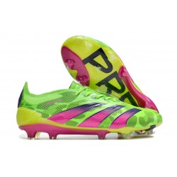 adidas Predator 24 Elite FG Skor Generation Pred Grön Rosa Lucid Lemon