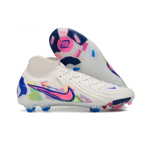 Nike Phantom Luna II Elite FG Skor Vit Rosa Blå