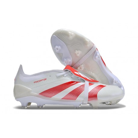 Fotbollsskor adidas Predator FT Elite FG Vit Röd 