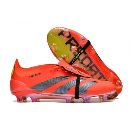 Fotbollsskor adidas Predator FT Elite FG Predstrike Röd Svart Gul