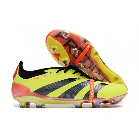 Fotbollsskor adidas Predator FT Elite FG Gul Svart Röd