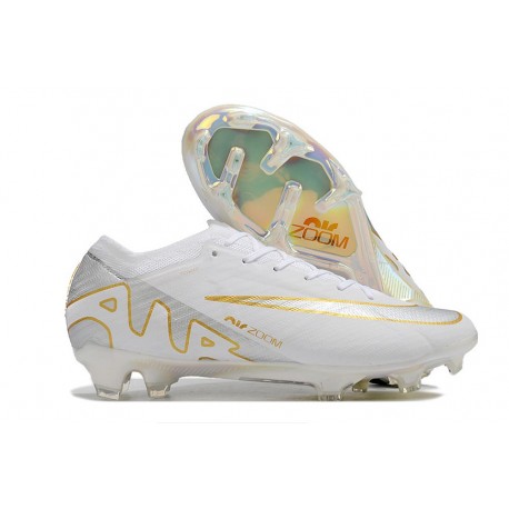 Nike Zoom Mercurial Vapor XV Elite Fg Vit Guld